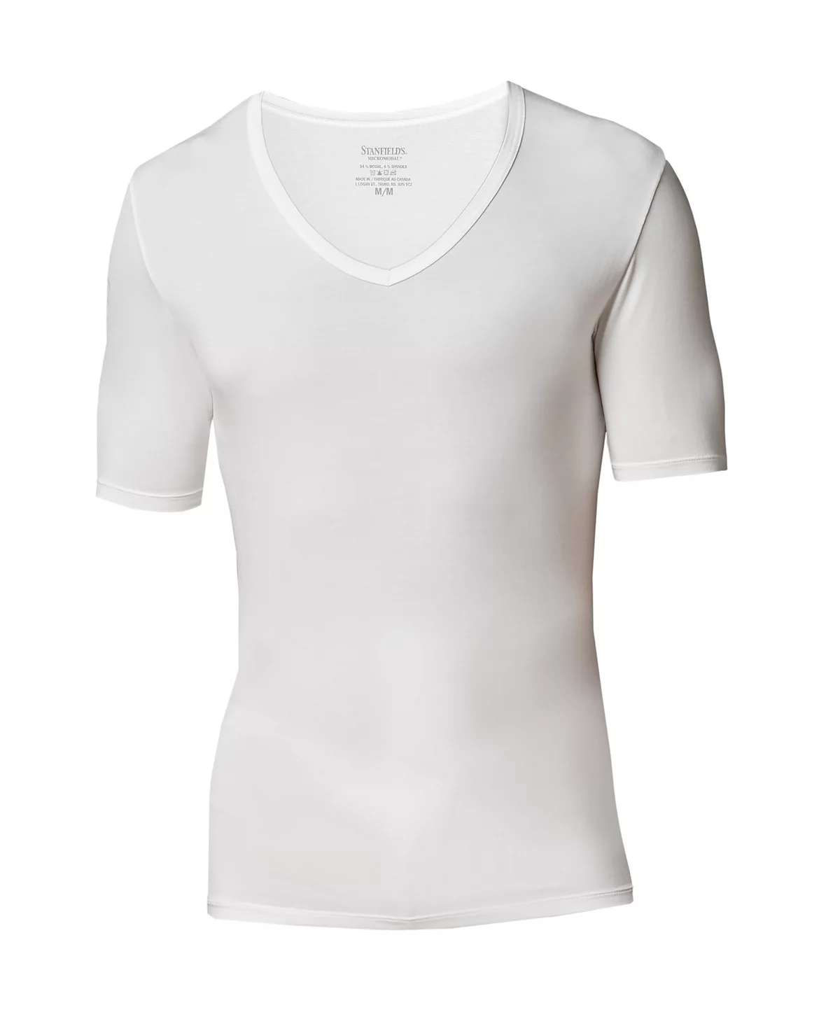 Stanfield's Men's Invisible Deep V-Neck Undershirt