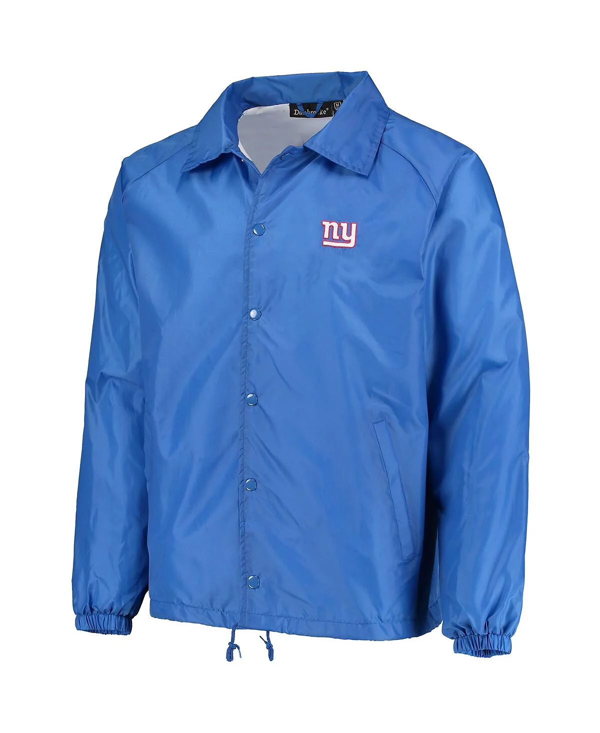 Mens Royal New York Giants Coaches Classic Raglan Full-Snap Windbreaker Jacket 6990₽