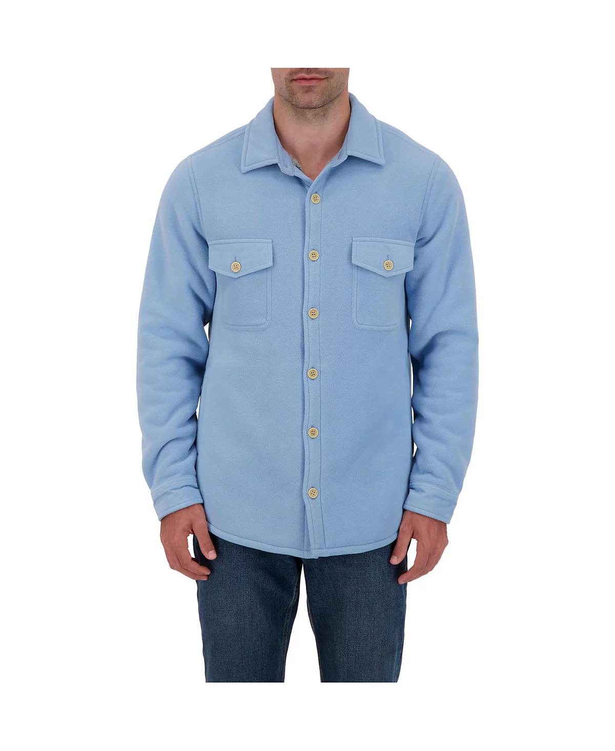 Heat Holders Mens Jax Long Sleeve Solid Shirt Jacket 15190₽