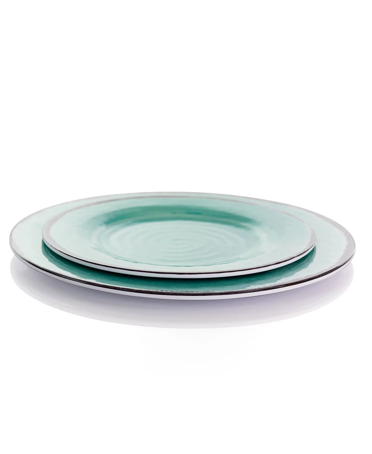 Elama Turquoise 12 Piece Lightweight Melamine Dinnerware Set Service for 4 9890₽