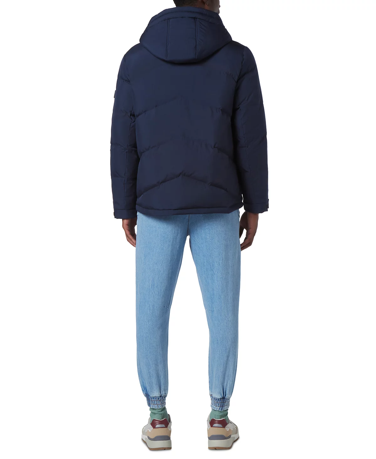 Marc New York Mens Ingram Chevron Quilted Down Puffer Jacket 30090₽