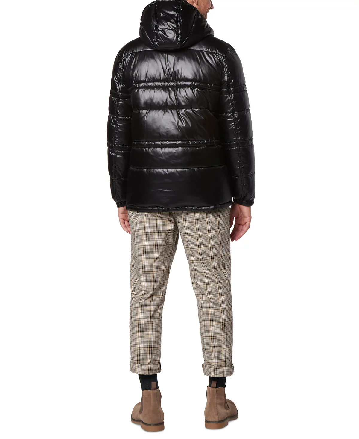 Marc New York Mens Gotham Super Wet Cire Puffer with Grossgrain Trim 22590₽