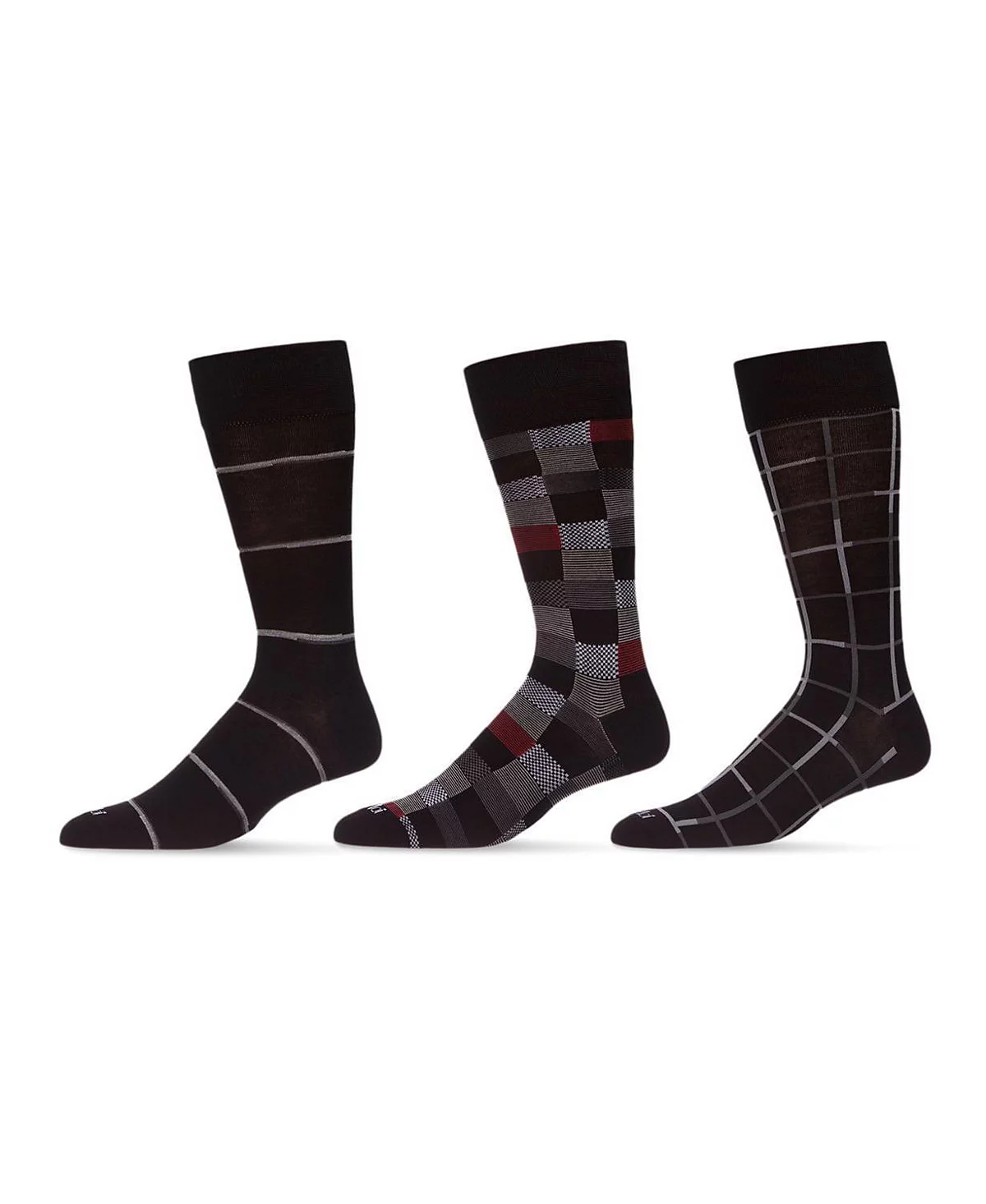 MeMoi Mens Basic Assortment Socks Pack of 3 5090₽
