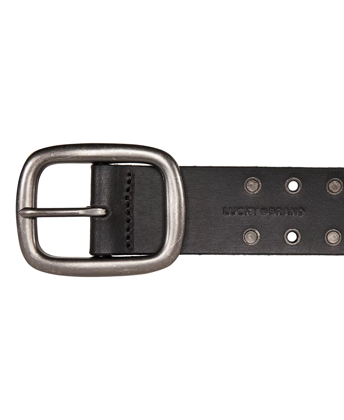Lucky Brand Mens Grommet and Stud Leather Belt 8490₽