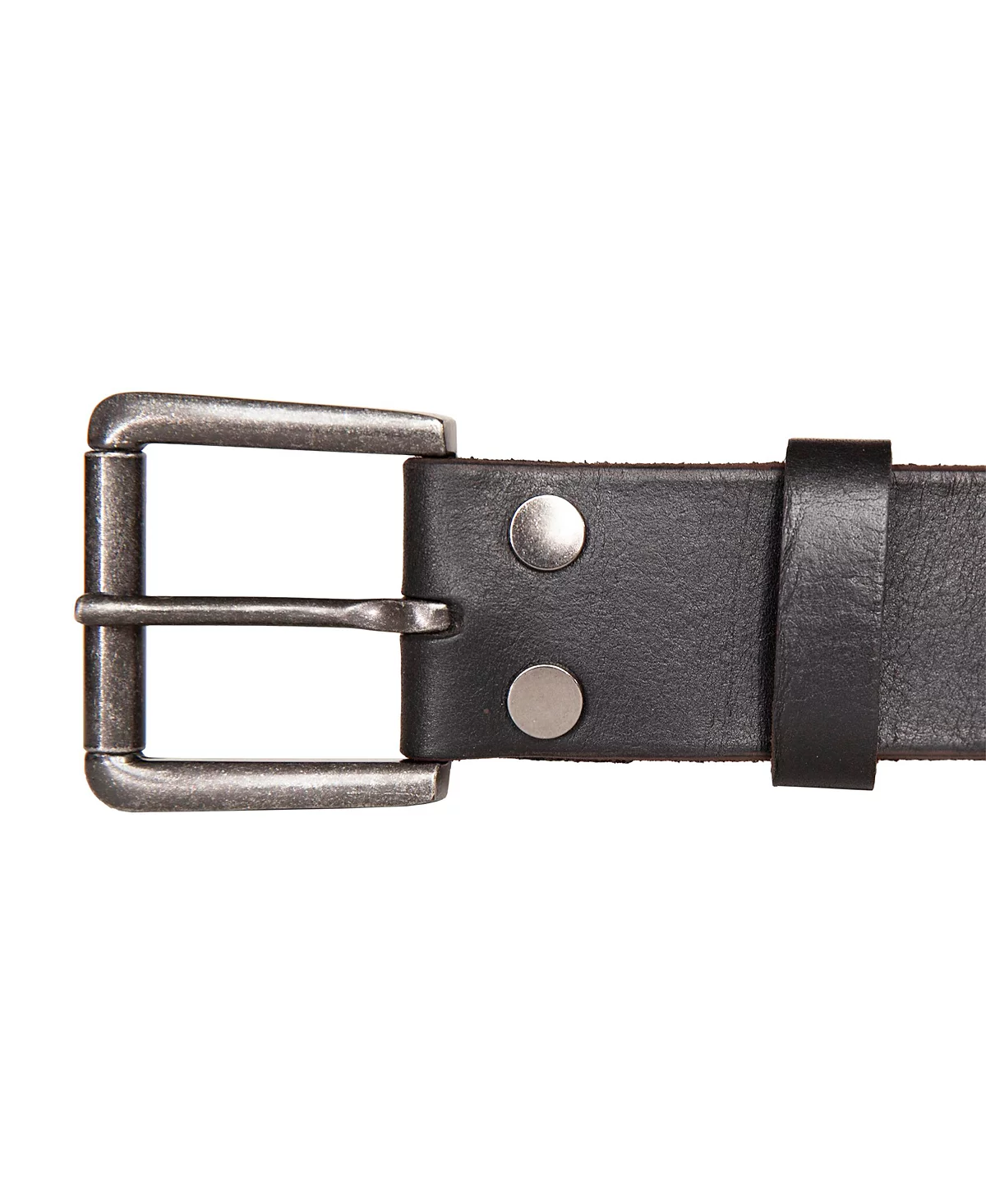Lucky Brand Mens Leather Jean Belt with Roller Buckle and Rivets 8490₽