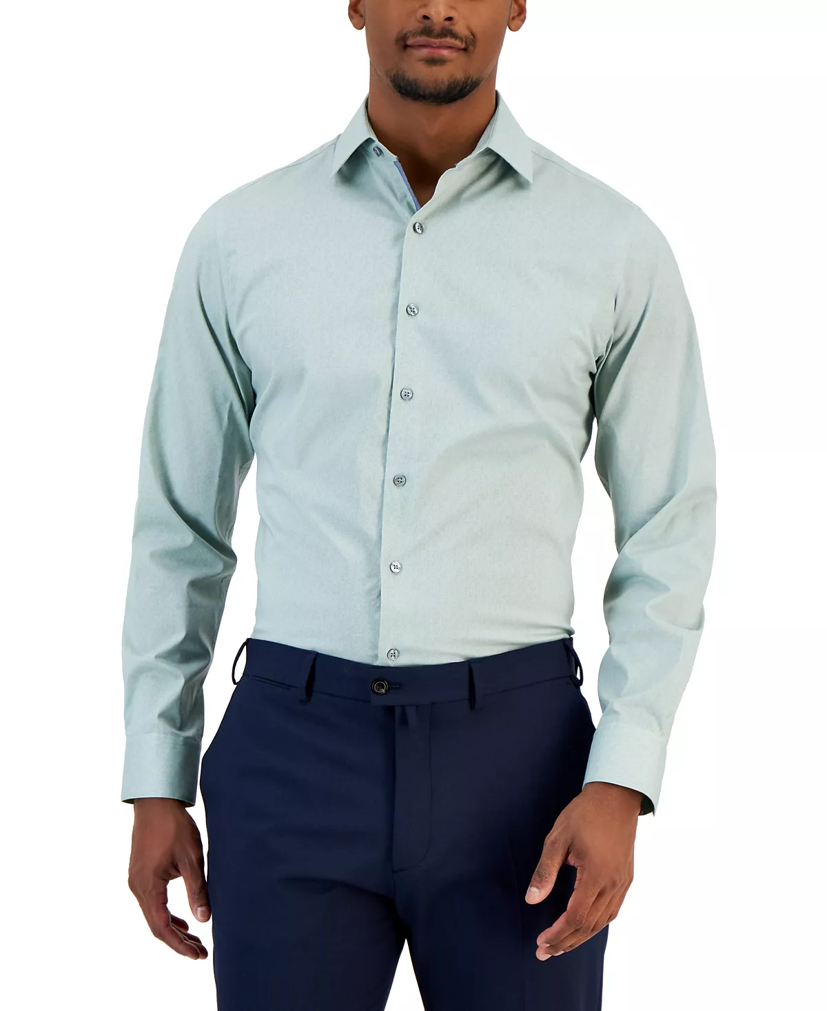 Приталенная мужская рубашка с принтом виноградной лозы созданная для Macys 6690₽