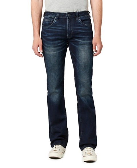 Мужские джинсы-стрейч Boot King Slim blue