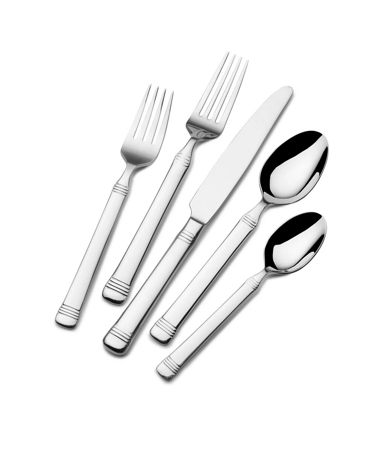 Fitz and Floyd Everyday Bistro Band 20 Pieces Flatware Set 17690₽