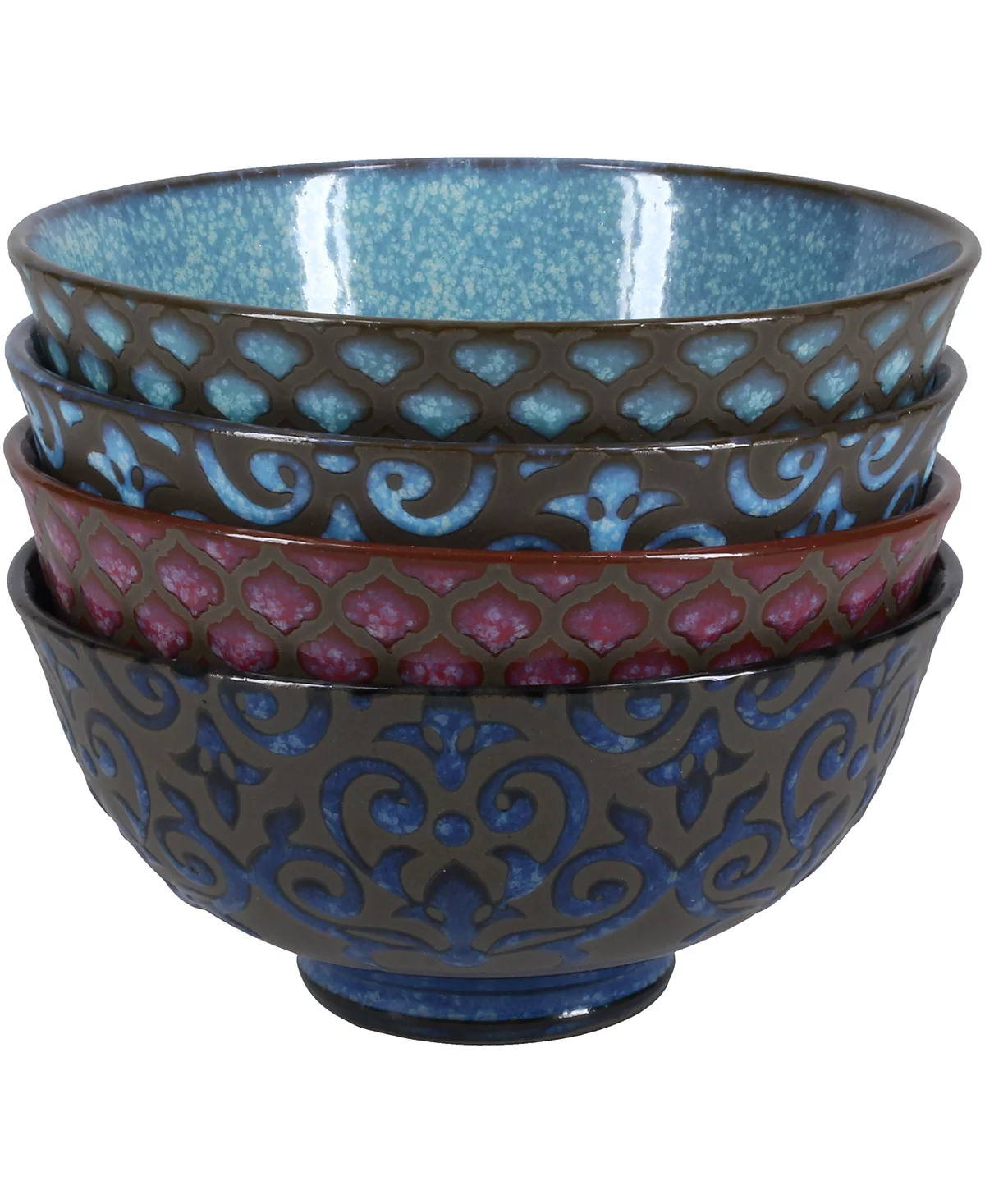 BIA Cordon Bleu Set of Four Ooh La La Arabella Bowls, 10 oz