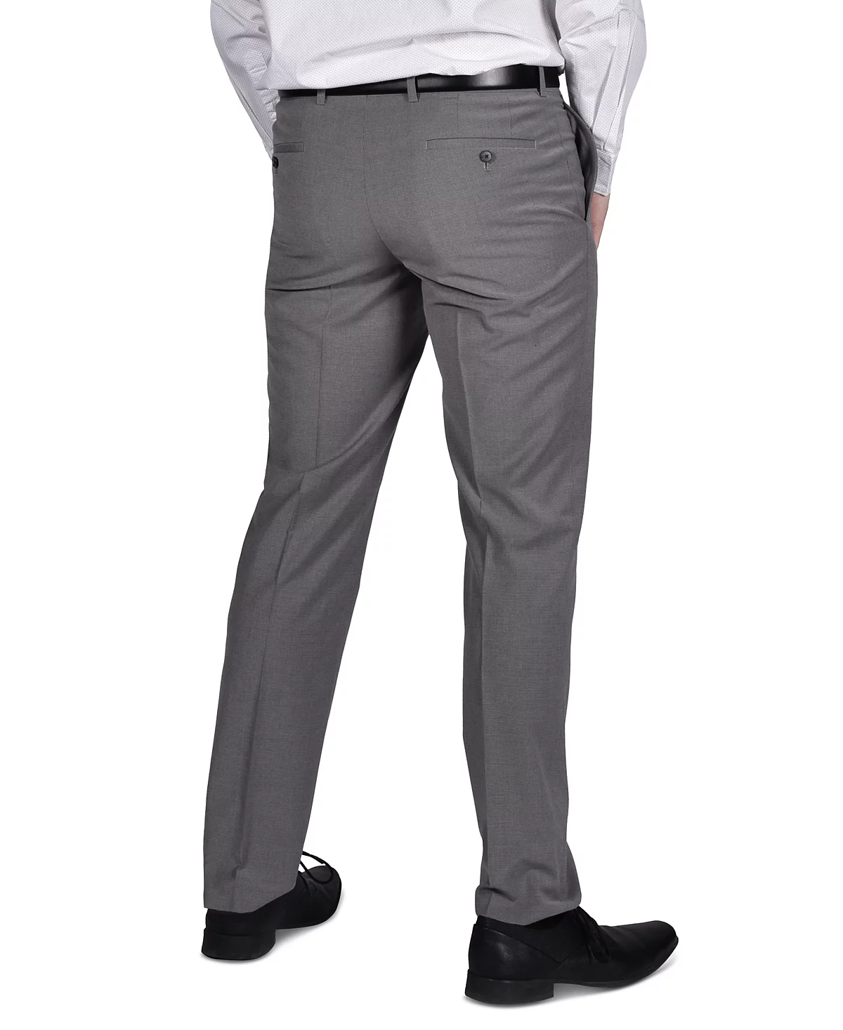 Perry Ellis Portfolio Mens Micro-Grid Slim-Fit Stretch Suit Pants 23790₽