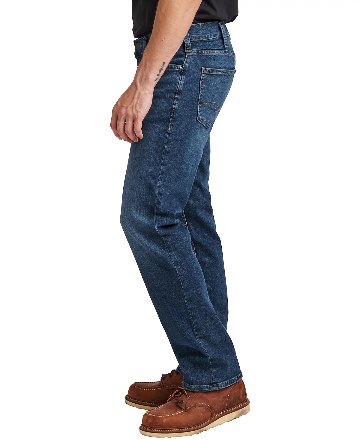 Silver Jeans Co Mens Big and Tall The Athletic Fit Denim Jeans 16890₽