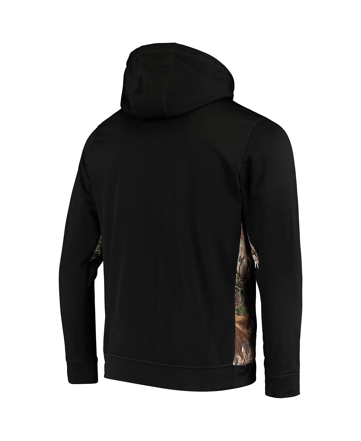 Men's Dunbrooke Black, Realtree Camo Los Angeles Chargers Decoy Tech Fleece Full-Zip Hoodie