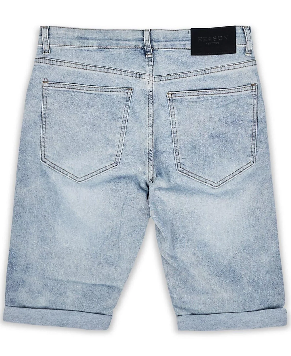 Reason Mens Big and Tall Asher Denim Shorts 8590₽