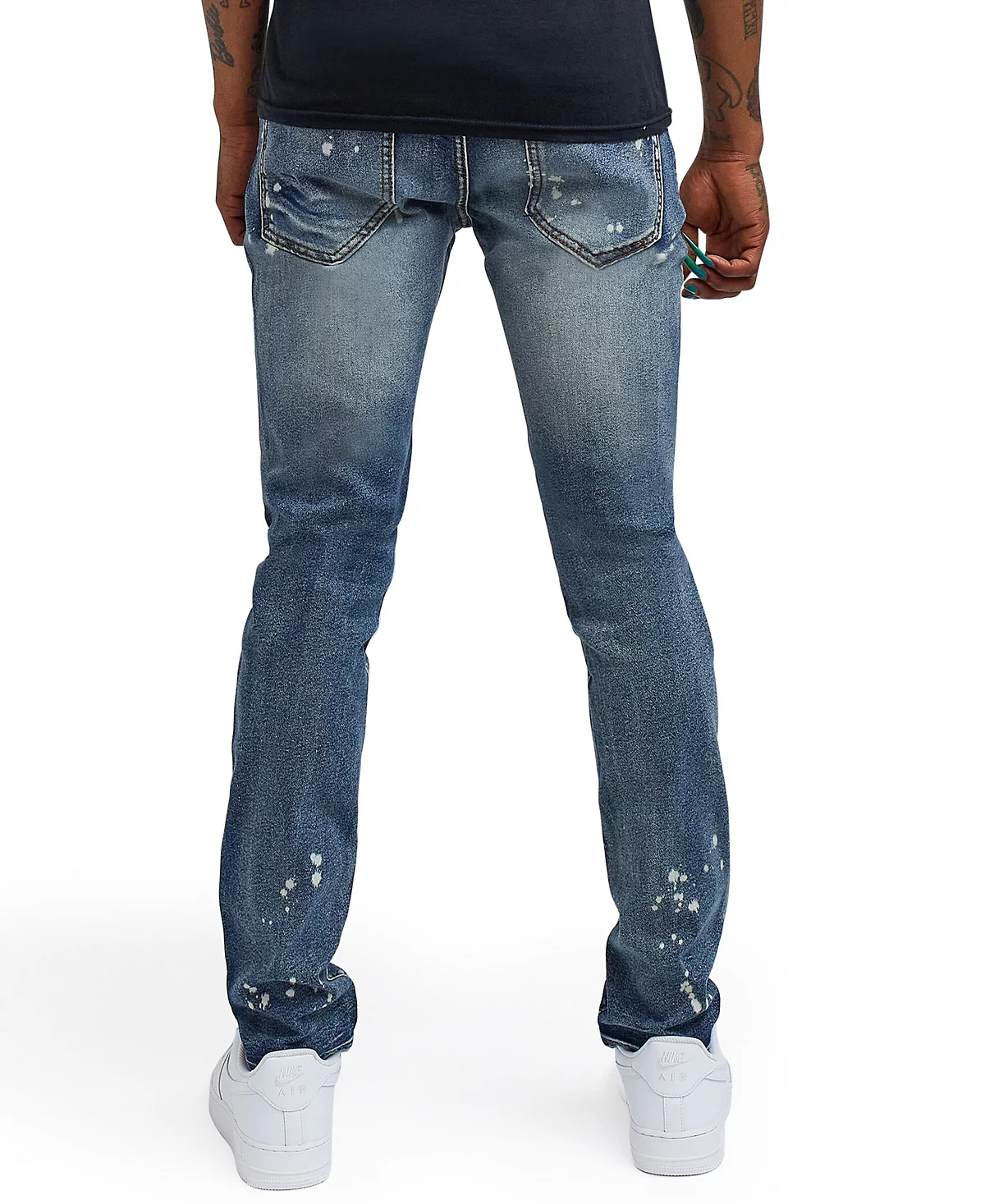 Reason Mens Big and Tall Stitchworks Skinny Denim Jeans 15190₽