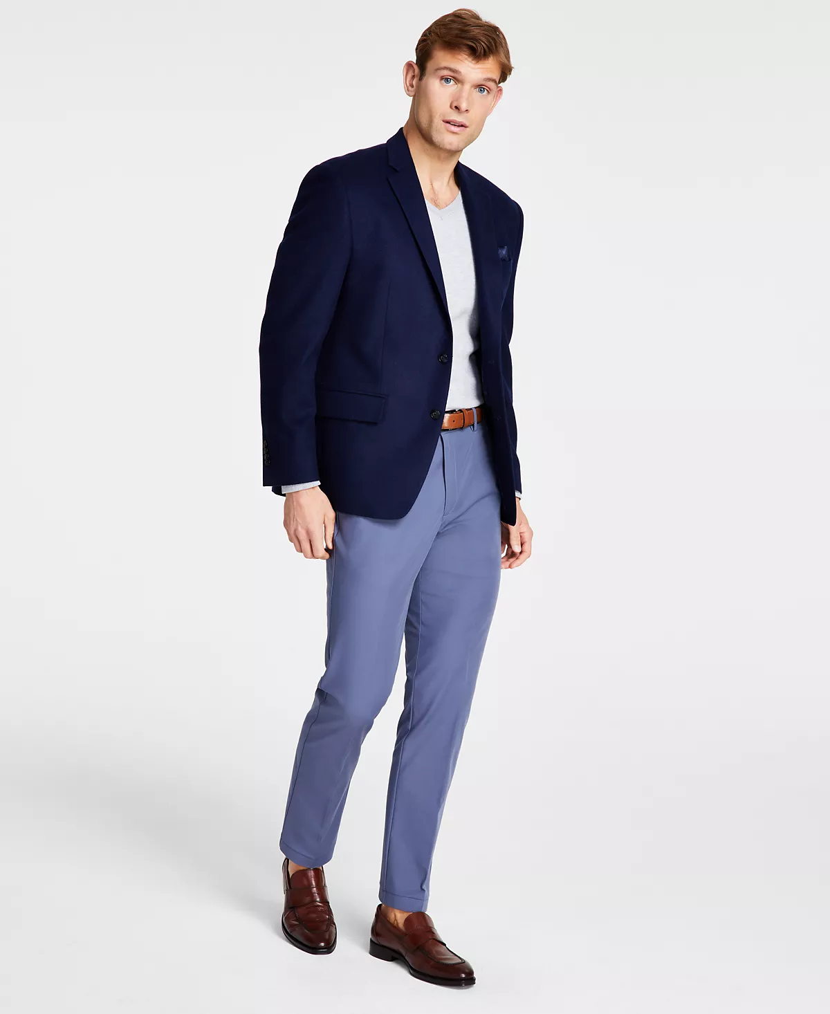 Роскошное спортивное пальто классического покроя из мужской шерсти и кашемира 15190₽