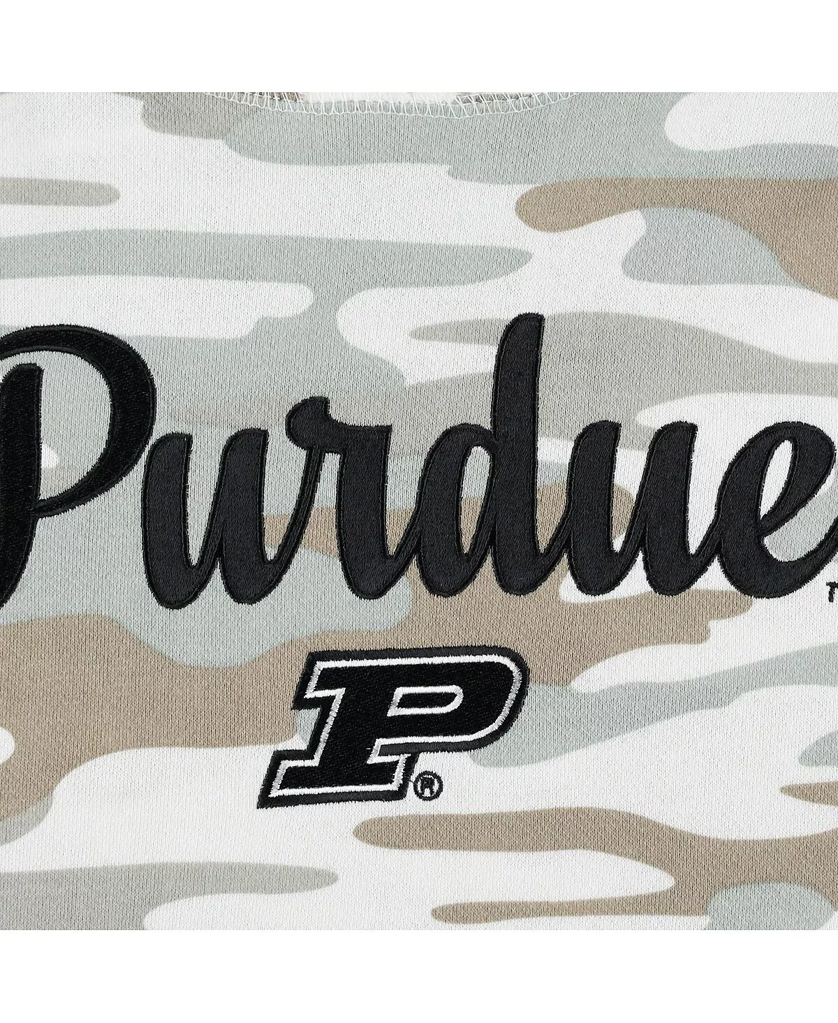 Womens Pressbox Camo Purdue Boilermakers San Pablo Pullover Hoodie 9090₽