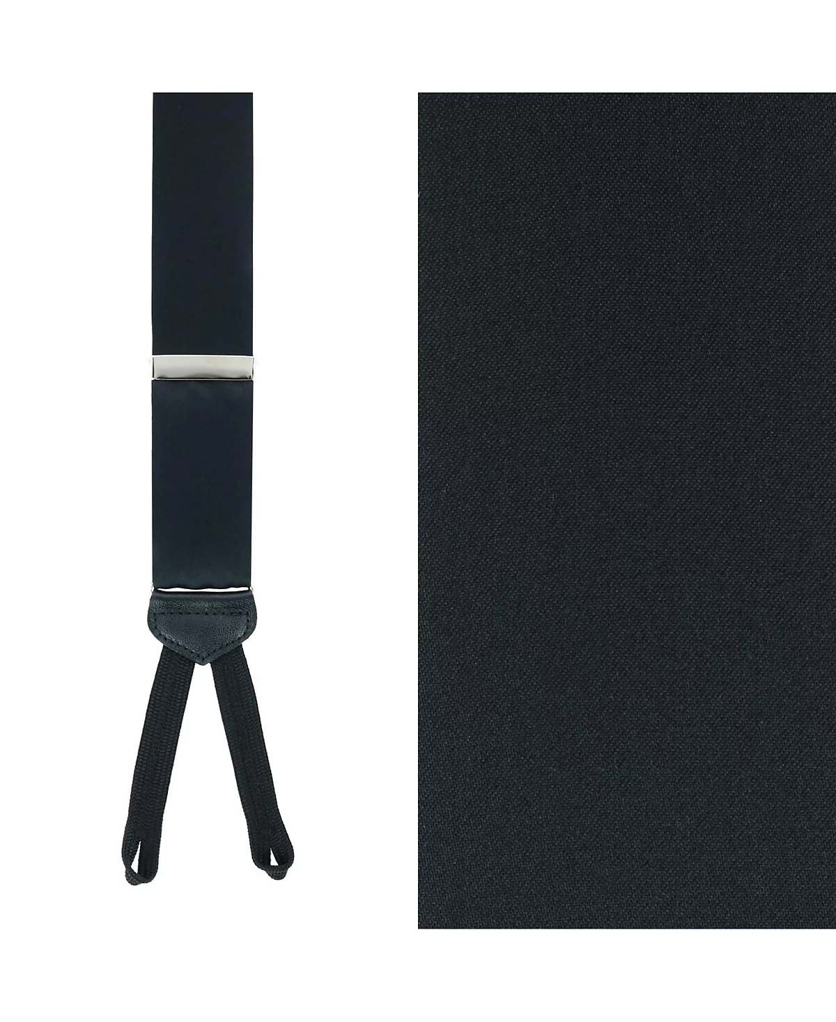 TRAFALGAR Mens Sutton Solid Silk Formal End Suspenders 26590₽