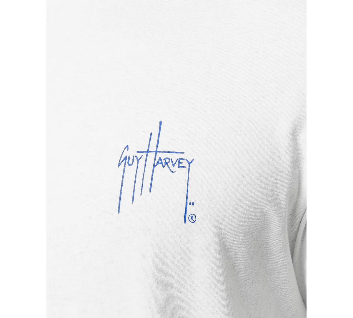 Guy Harvey Men's Go Offshore Stars - Stripes Logo Graphic T-Shirt