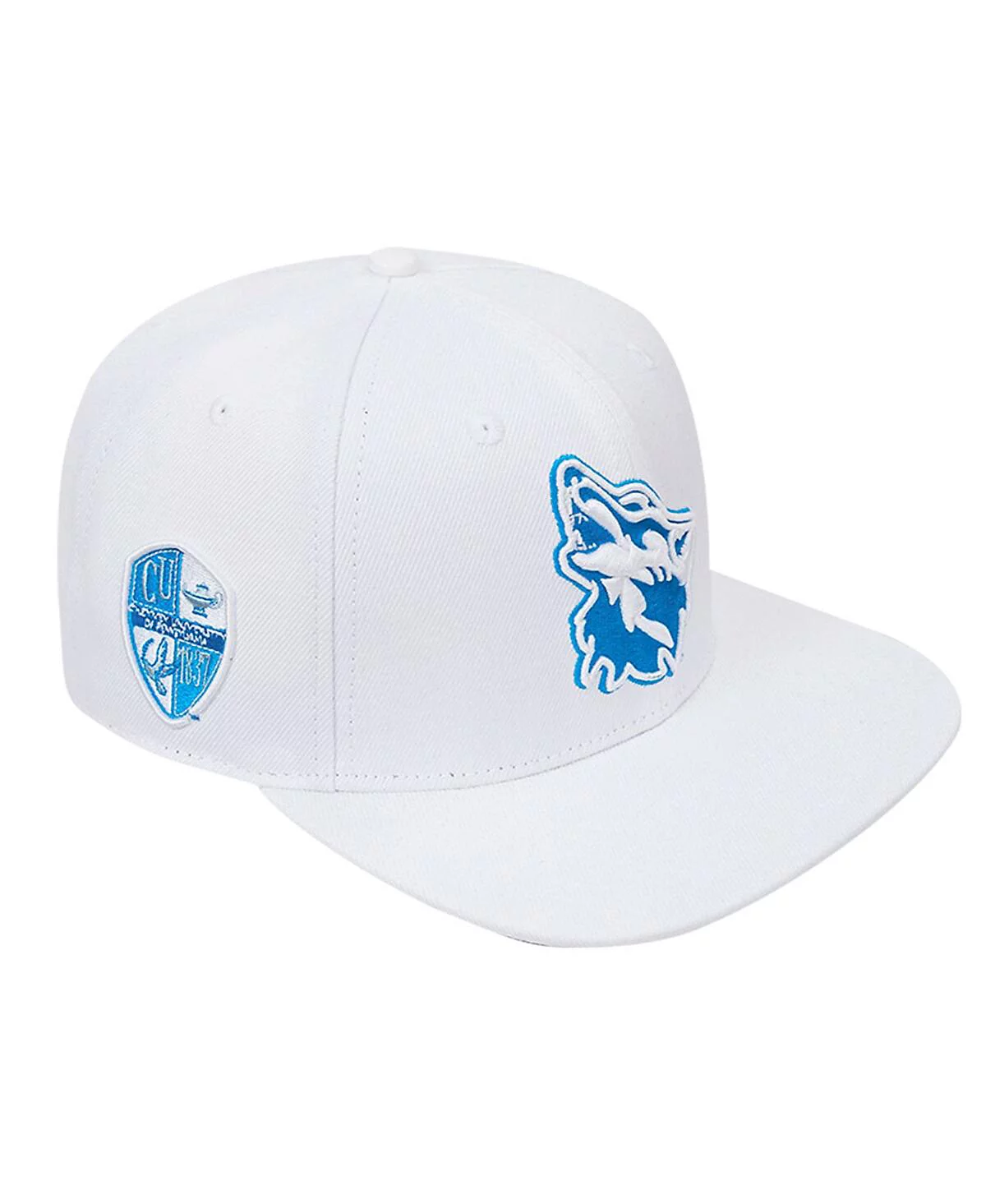 Mens Pro Standard White Cheyney Wolves Mascot Evergreen Wool Snapback Hat 5690₽