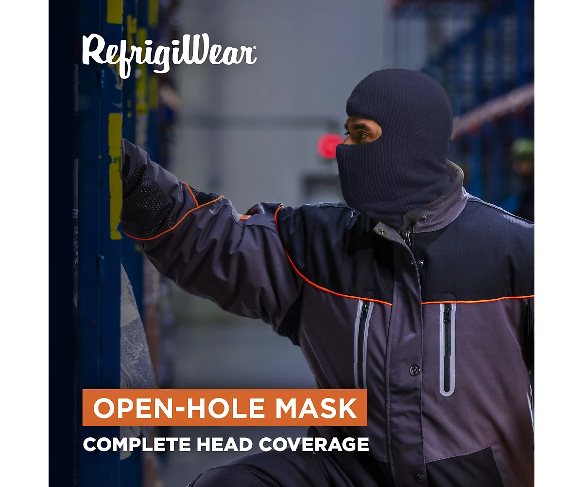 RefrigiWear Mens Open Hole Face Mask - Breathable Flexible and Warm Winter Face Cover 3890₽