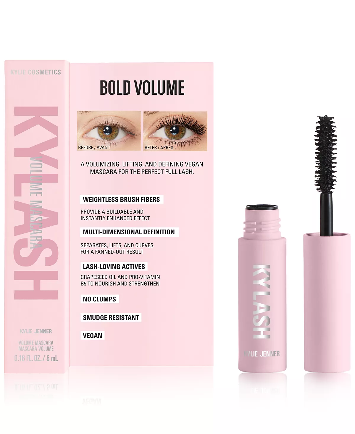 Тушь для ресниц Kylash Volume Travel Size, 0,16 унции.
