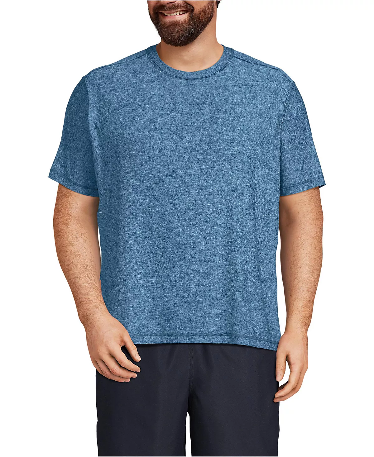 Футболка для плавания Big - Tall UPF 50 с коротким рукавом и защитой от сыпи 6090₽