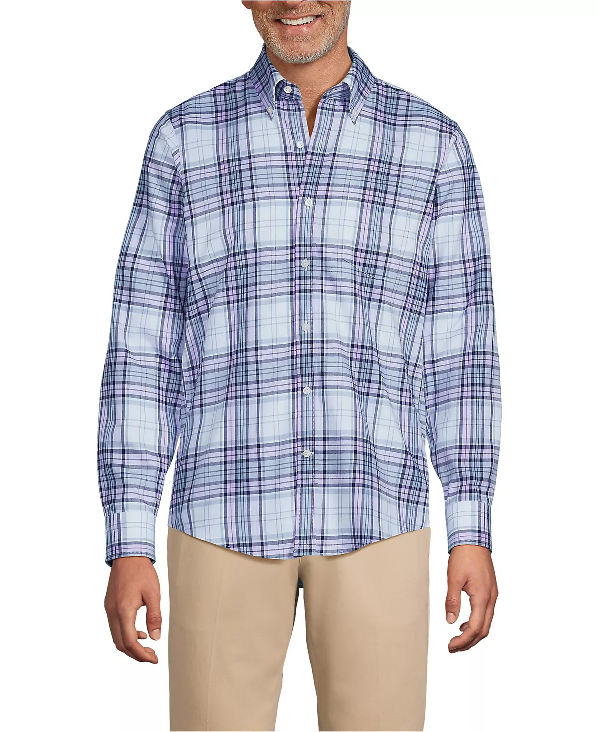 Мужская рубашка из саржи традиционного покроя без подкладки 7990₽