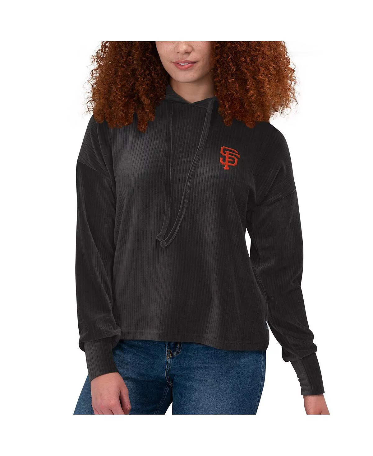 Womens Touch Black San Francisco Giants End Line Pullover Hoodie 11390₽
