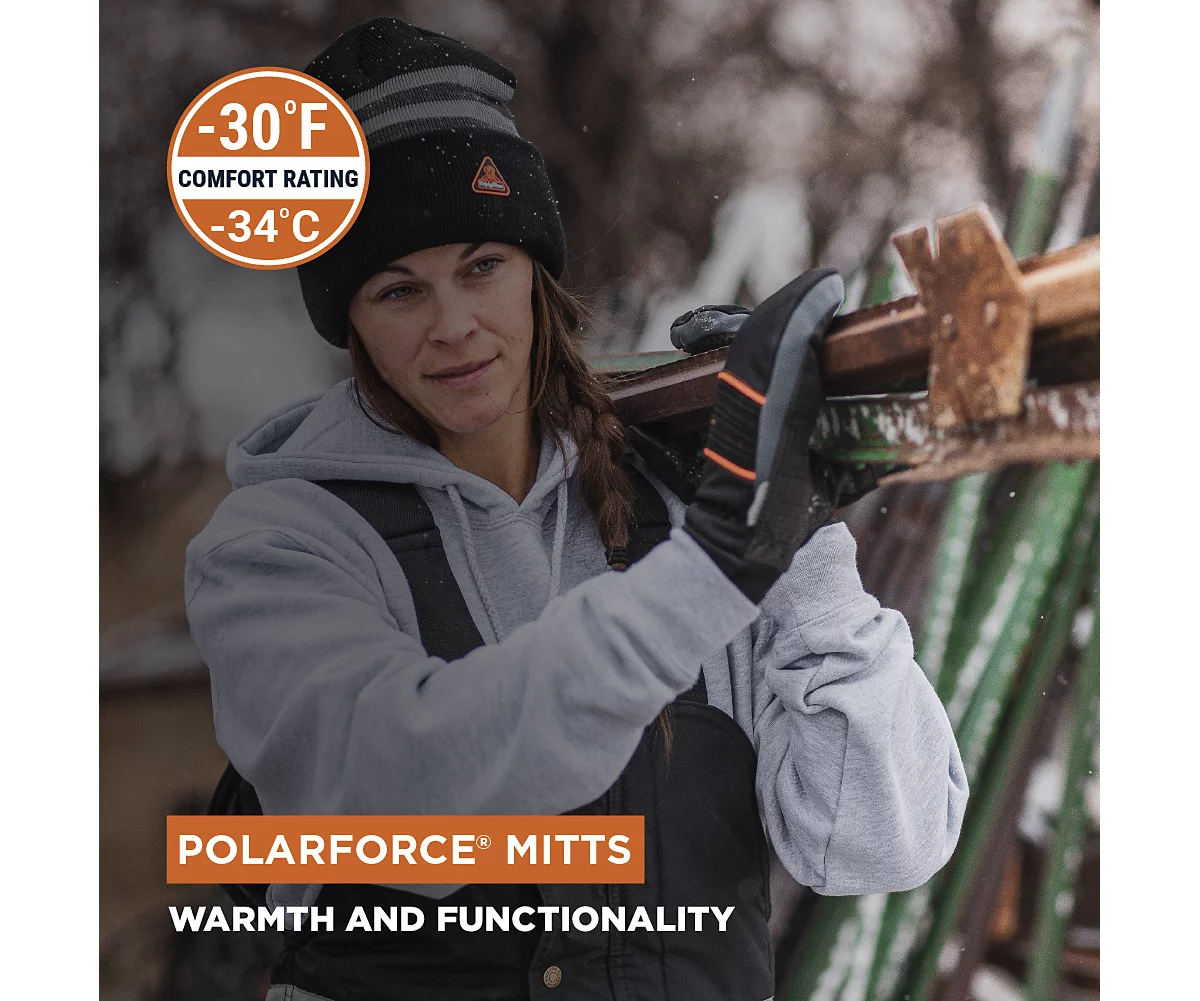 RefrigiWear Mens PolarForce Mitt - Extreme Cold Weather Insulated Mittens Waterproof Windproof Thermal Protection 9490₽