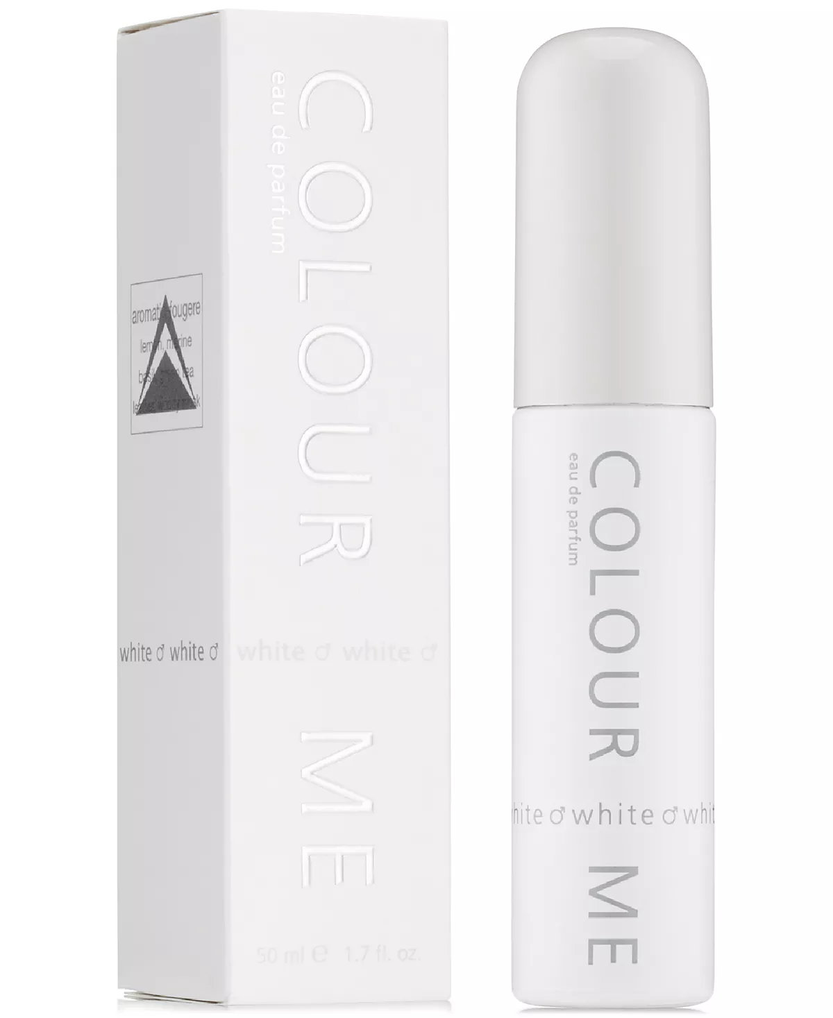 Мужская парфюмированная вода Colour Me White, 1,7 унции.
