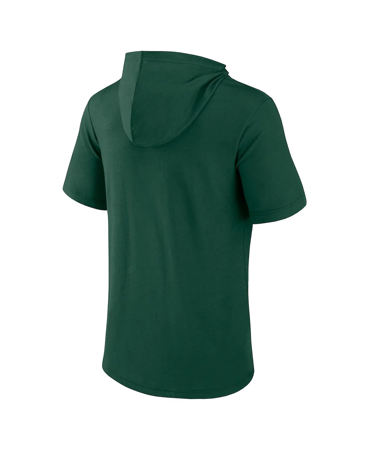 Mens Fanatics Green Miami Hurricanes Outline Lower Arch Hoodie T-shirt 5690₽