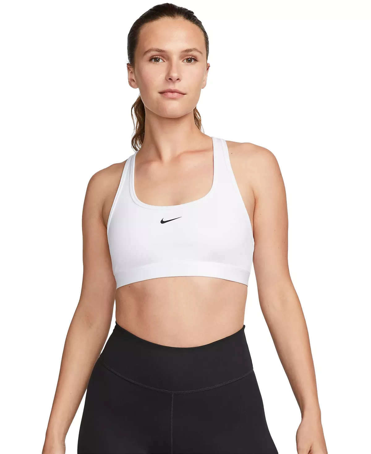  Женский спортивный бюстгальтер Swoosh с легкой поддержкой и без подкладки