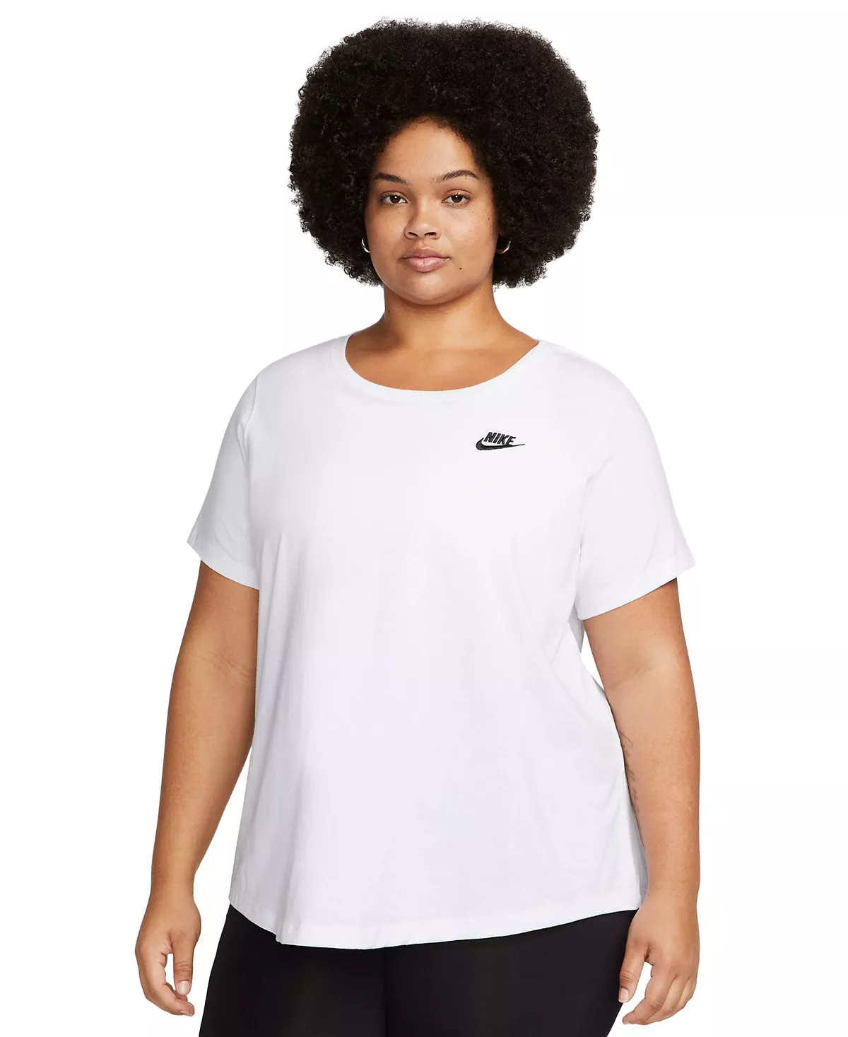  Футболка с коротким рукавом Plus Size Active Sportswear Club Essentials