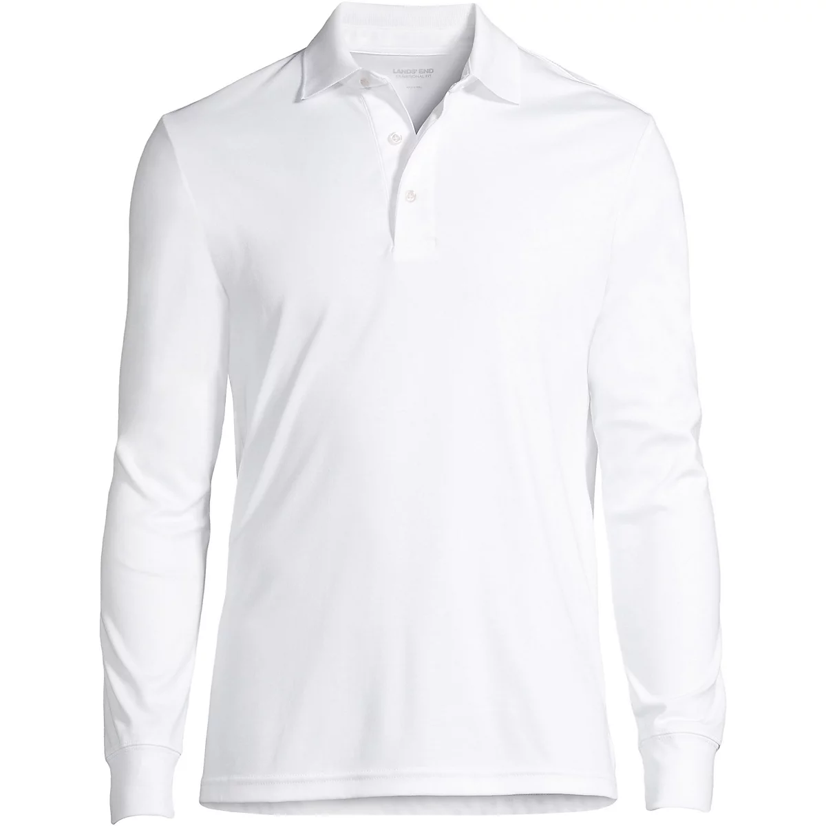 Lands End Mens Long Sleeve Cotton Supima Polo Shirt 13290₽