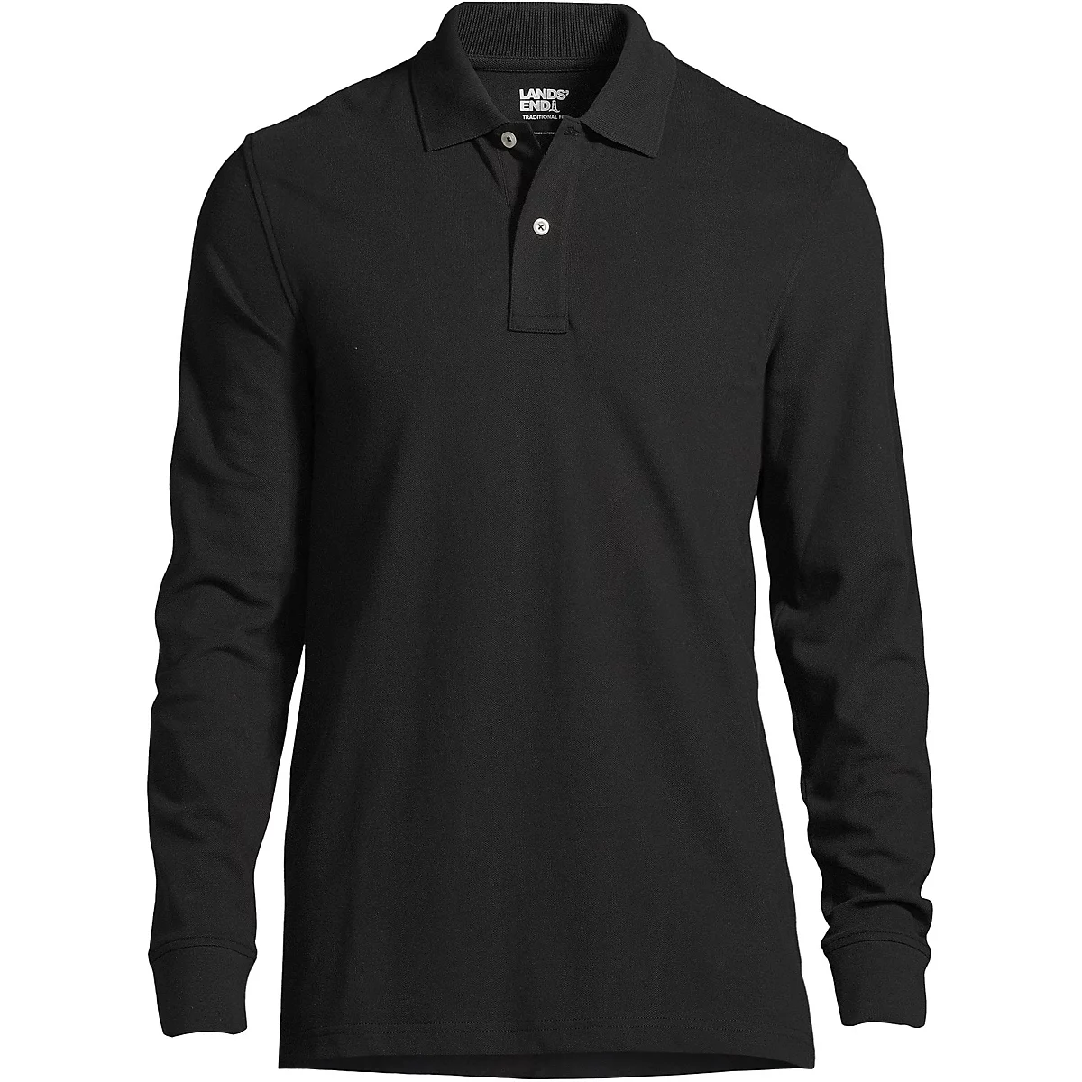 Lands End Mens Comfort First Long Sleeve Mesh Polo Shirt 10490₽