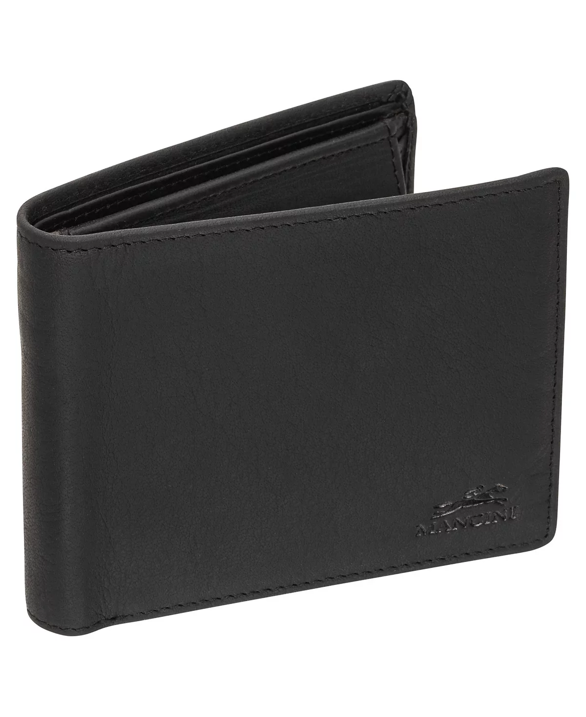 Mancini Mens Buffalo RFID Secure Wallet with Coin Pocket 8590₽
