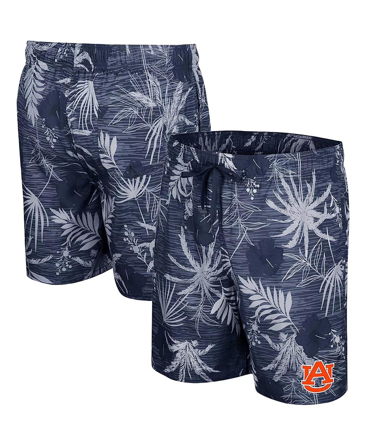 Mens Colosseum Navy Auburn Tigers What Else is New Swim Shorts 7790₽