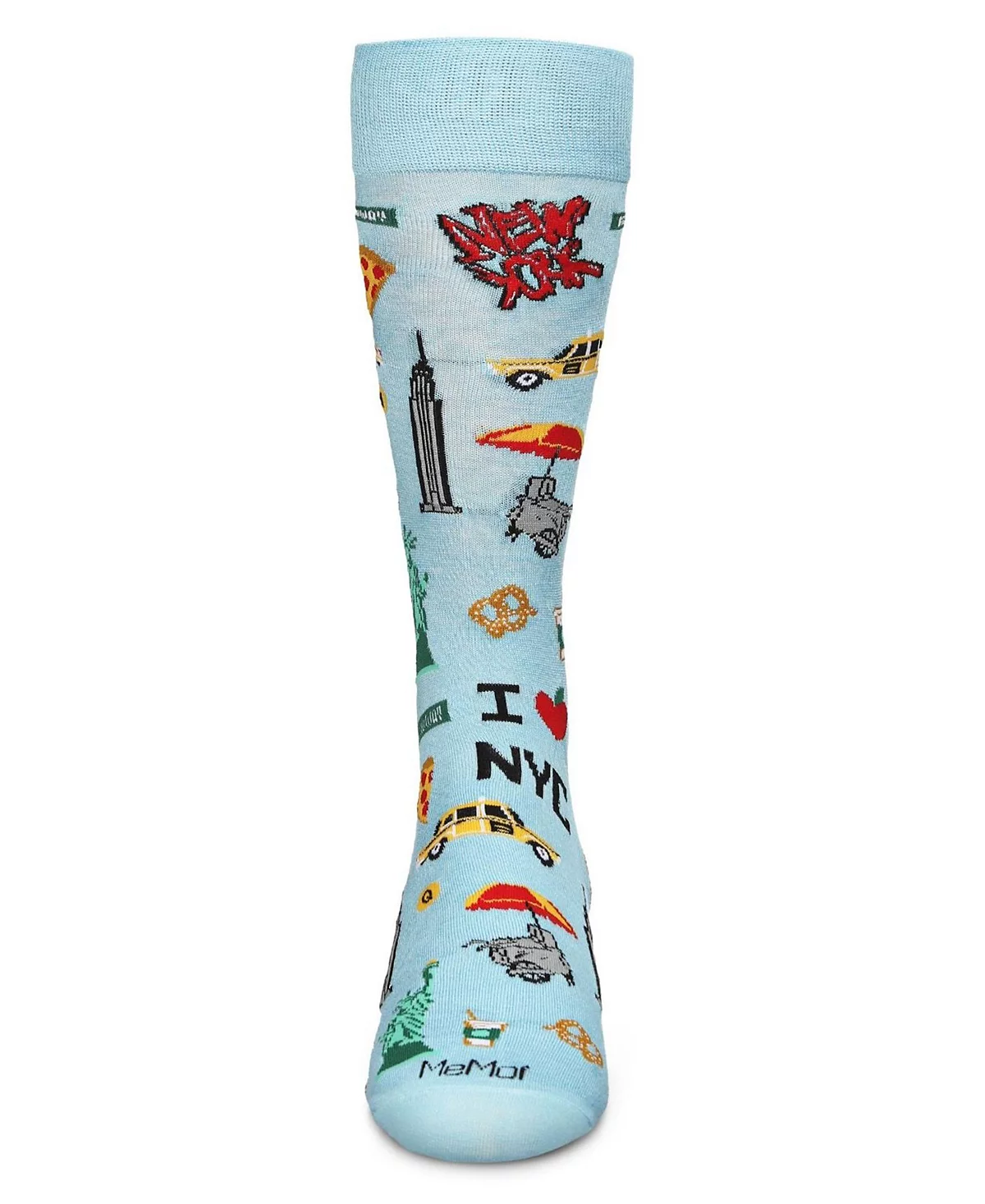 MeMoi Mens Destination Rayon from Bamboo Novelty Crew Socks 1990₽