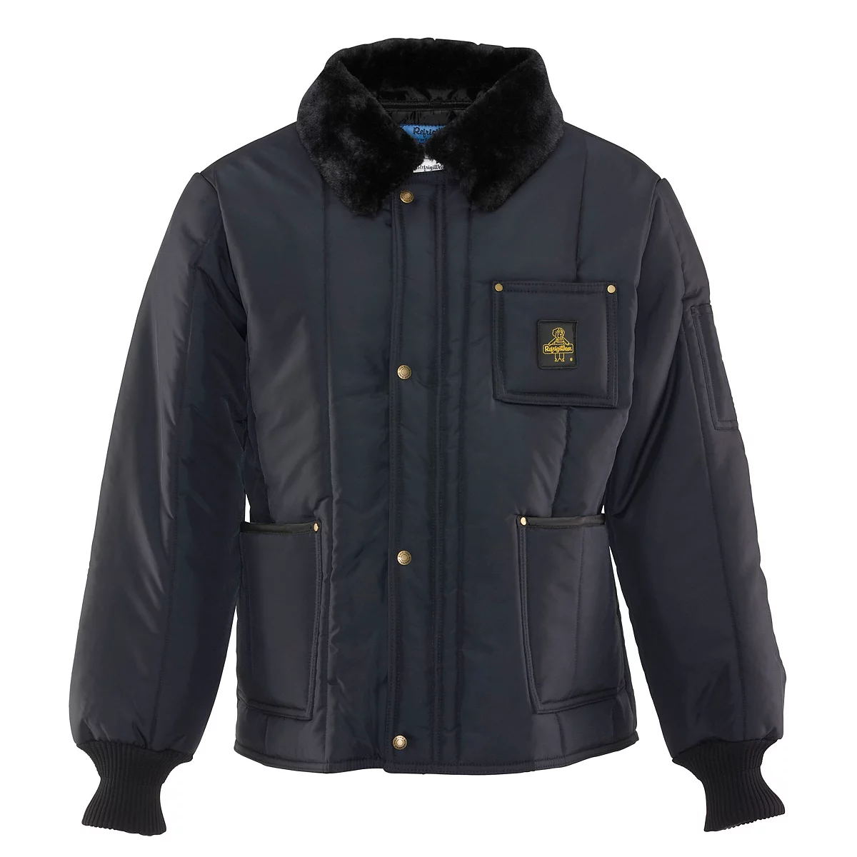 RefrigiWear Big - Tall Insulated Iron-Tuff Polar Jacket with Soft Fleece Collar