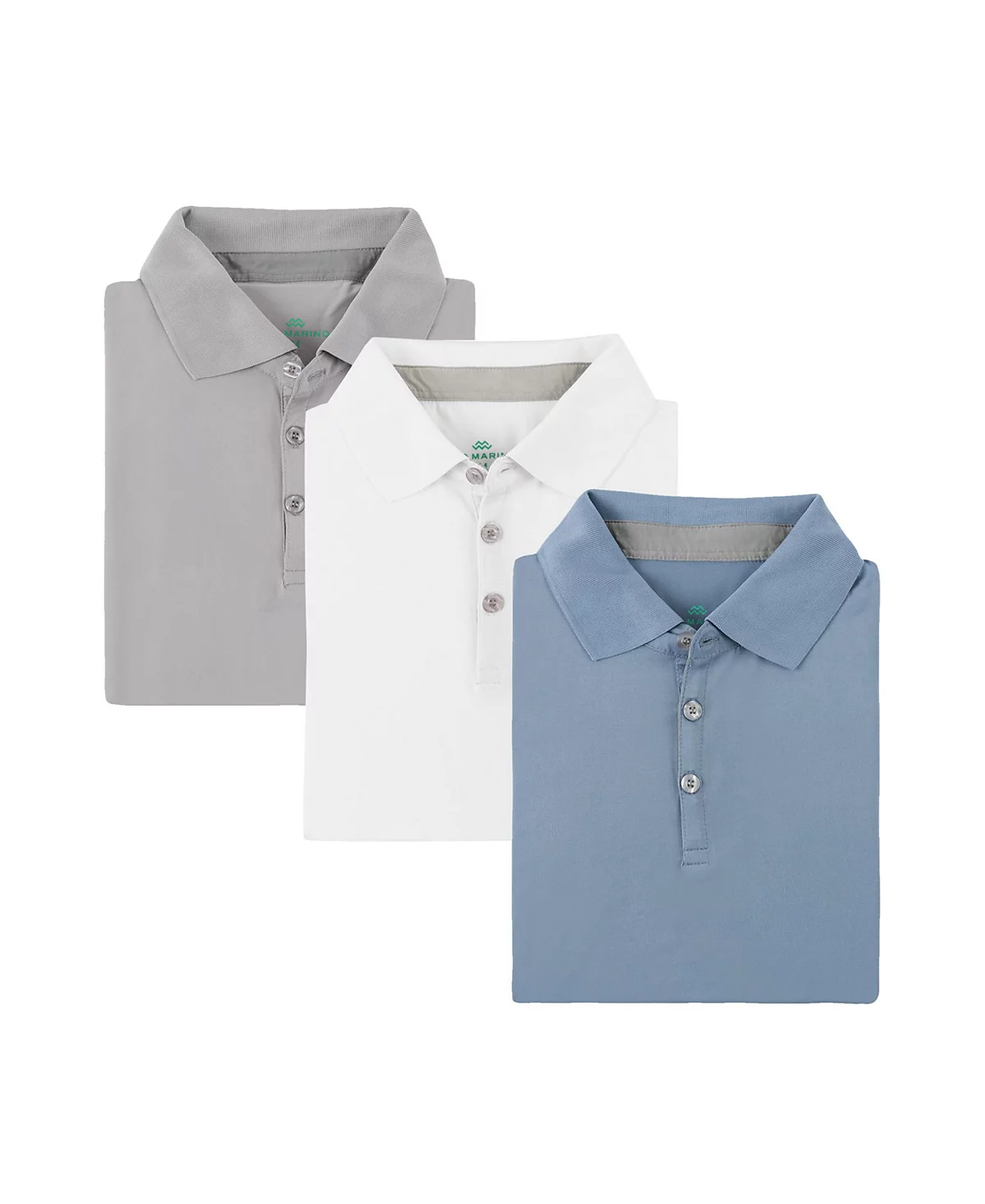 Men's Designer Golf Polo Shirt Plus Size - 3 Pack