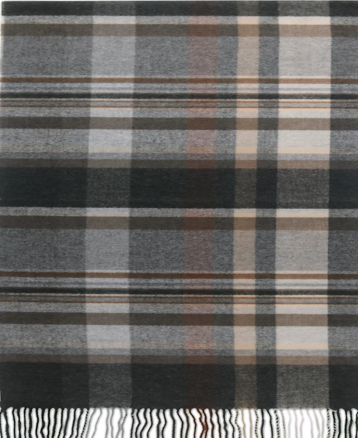 V. Fraas Men's Plaid Scarf