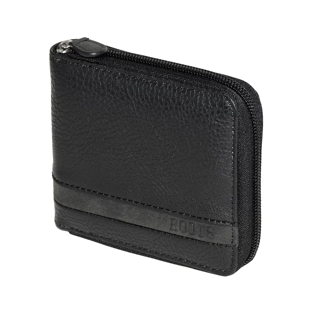 ROOTS Mens Men Zipper Around Wallet With Center Wing 9490₽