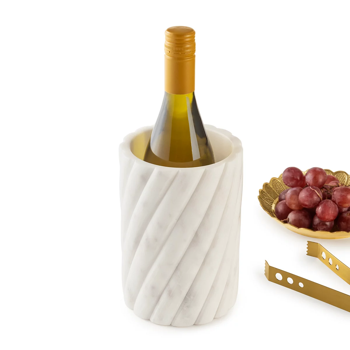 GAURI KOHLI Taraz Brown Onyx Wine Cooler