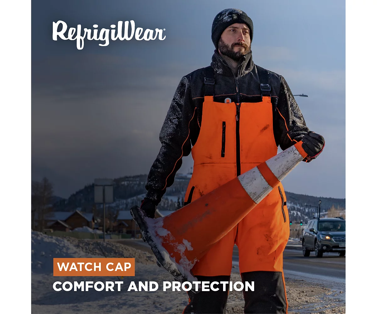 RefrigiWear Mens Wool Blend Watch Cap - Moisture Wicking Cold Weather Beanie 3990₽