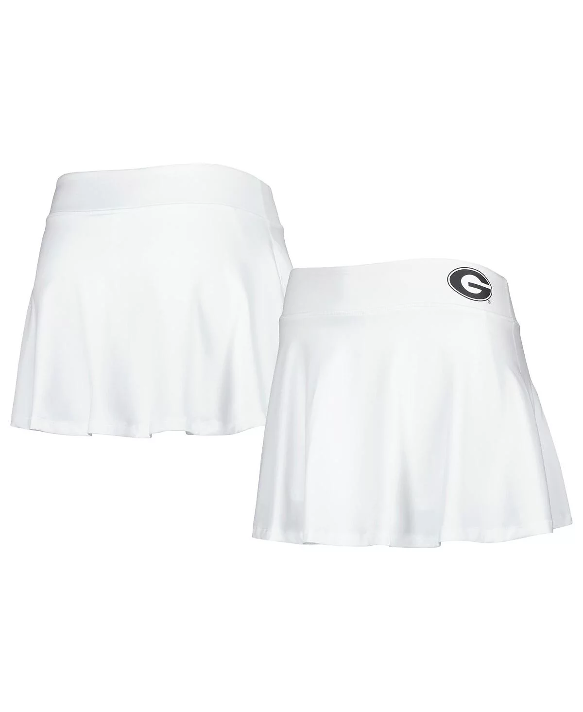 Womens ZooZatz White Georgia Bulldogs Flowy Skort 7790₽