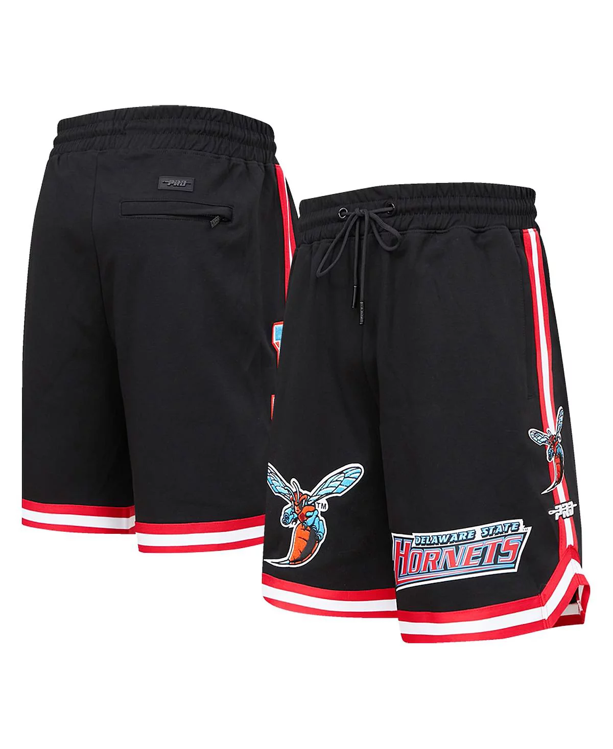 Mens Pro Standard Black Delaware State Hornets University Classic Shorts 14290₽