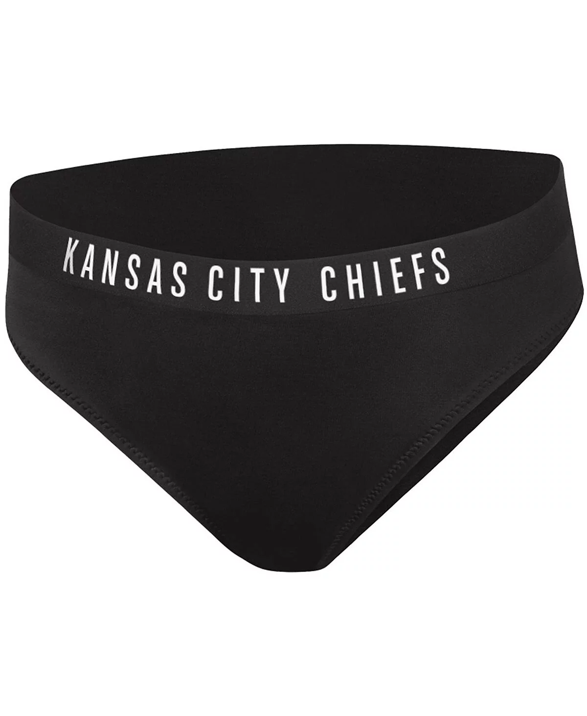 Womens G-III 4Her by Carl Banks Black Kansas City Chiefs All-Star Bikini Bottom 4190₽