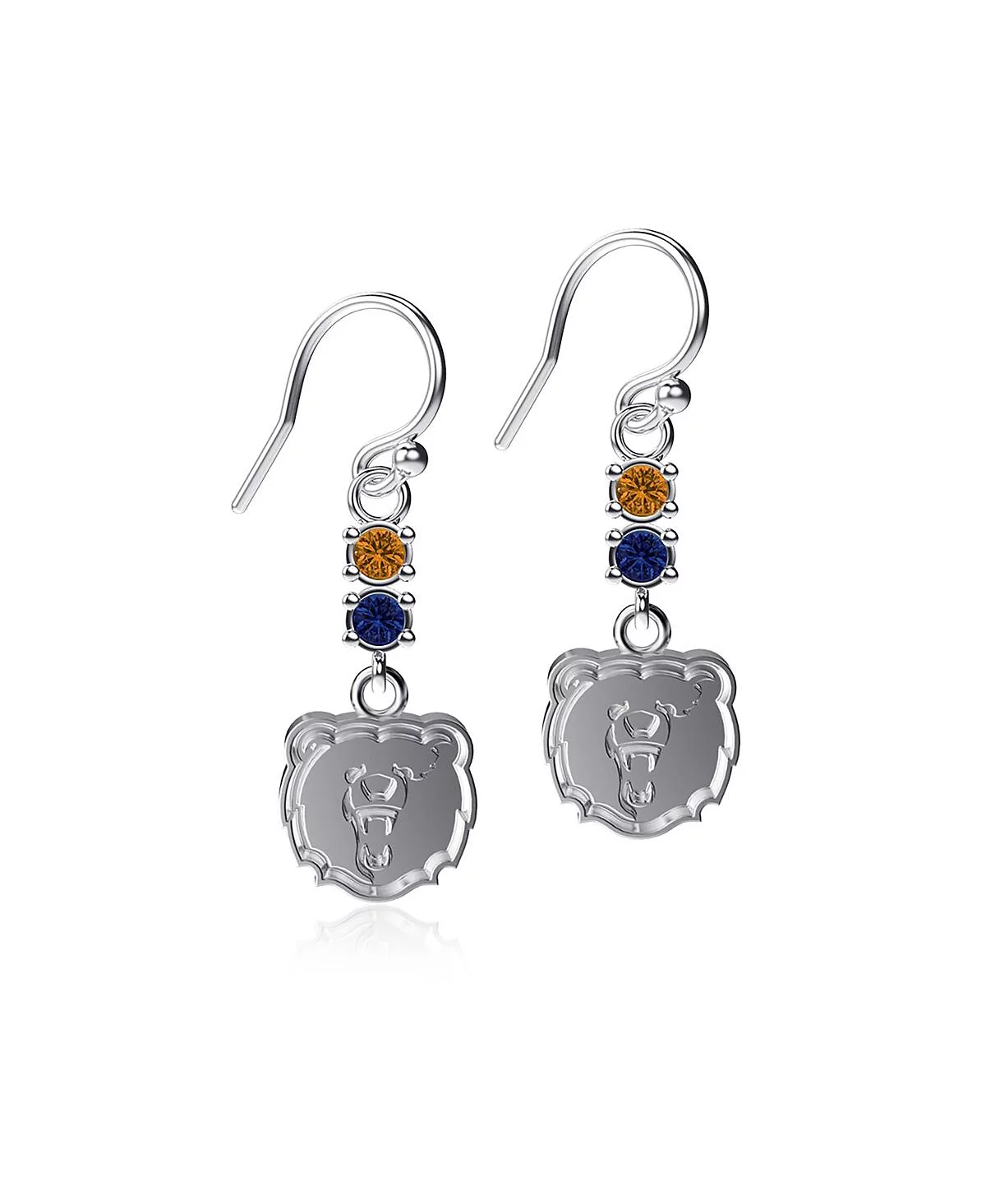 Womens Dayna Designs Morgan State Bears Dangle Crystal Earrings 8590₽