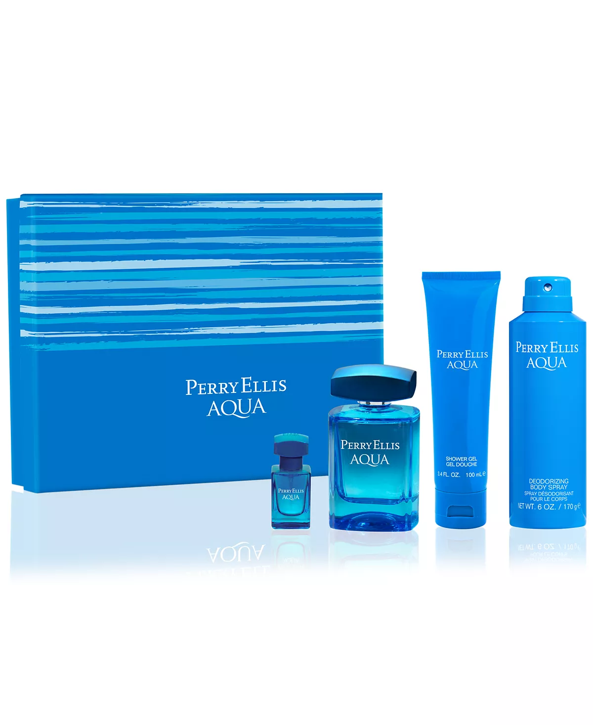 Мужской набор из 4 предметов Подарочный набор туалетной воды Aqua 15190₽
