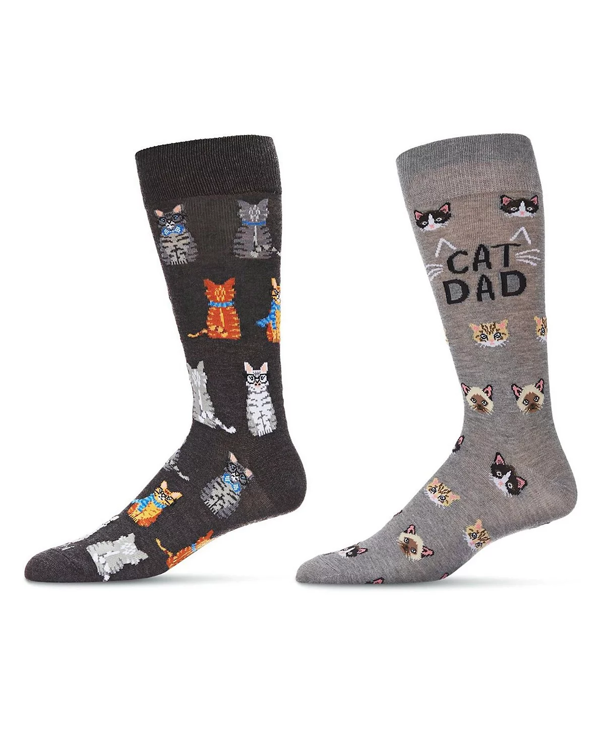 MeMoi Mens Crew Animal Assortment Socks Pair of 2 3390₽